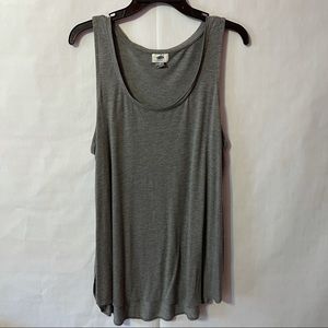 Old Navy Women Tank Top Size XL Gray Long